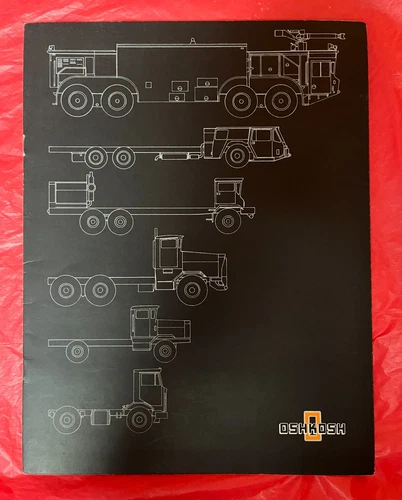 1980s? Oshkosh "FULL LINE" - Original Truck Dealer Sales Brochure / Catalog