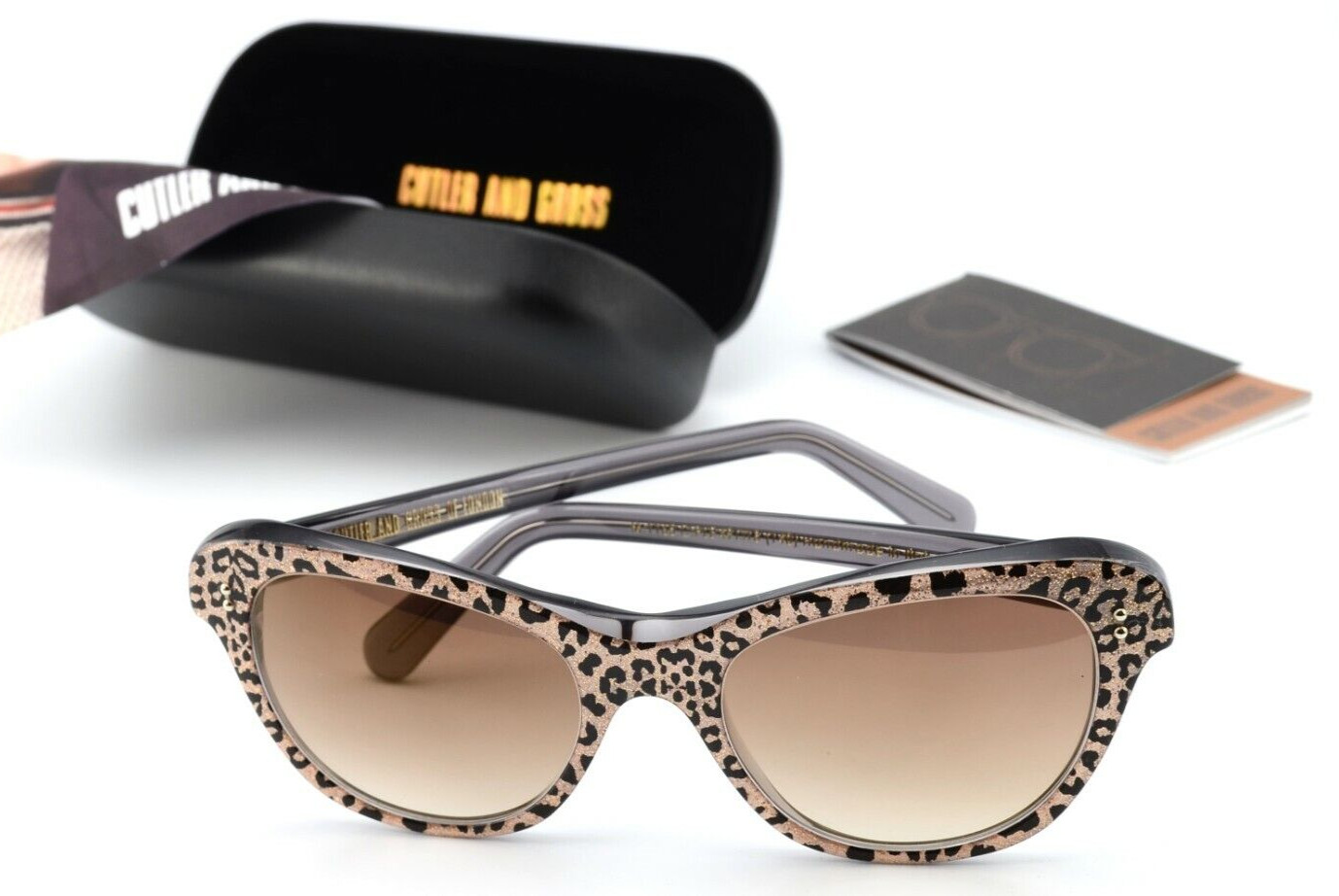 КАТЛЕР И ГРОСС Лондон Зонненбрилл Дамен 1165, РАЗМЕР 49-18, 140, Блестящий кошачий глаз