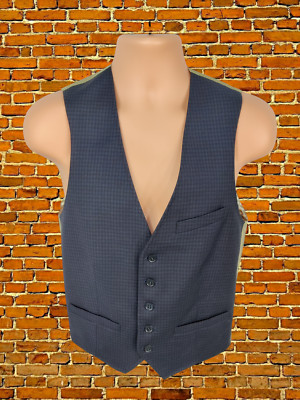 HERREN TED BAKER GRÖSSE 36R MARINEBLAU MODERNE PASSFORM FORMELLER ANLASS ANZUG ABSCHLUSSBALL ARBEIT WESTE