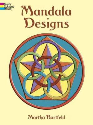 Dover Publications Book, Mandala Designs (Dover Design Coloring Books) - GOOD
