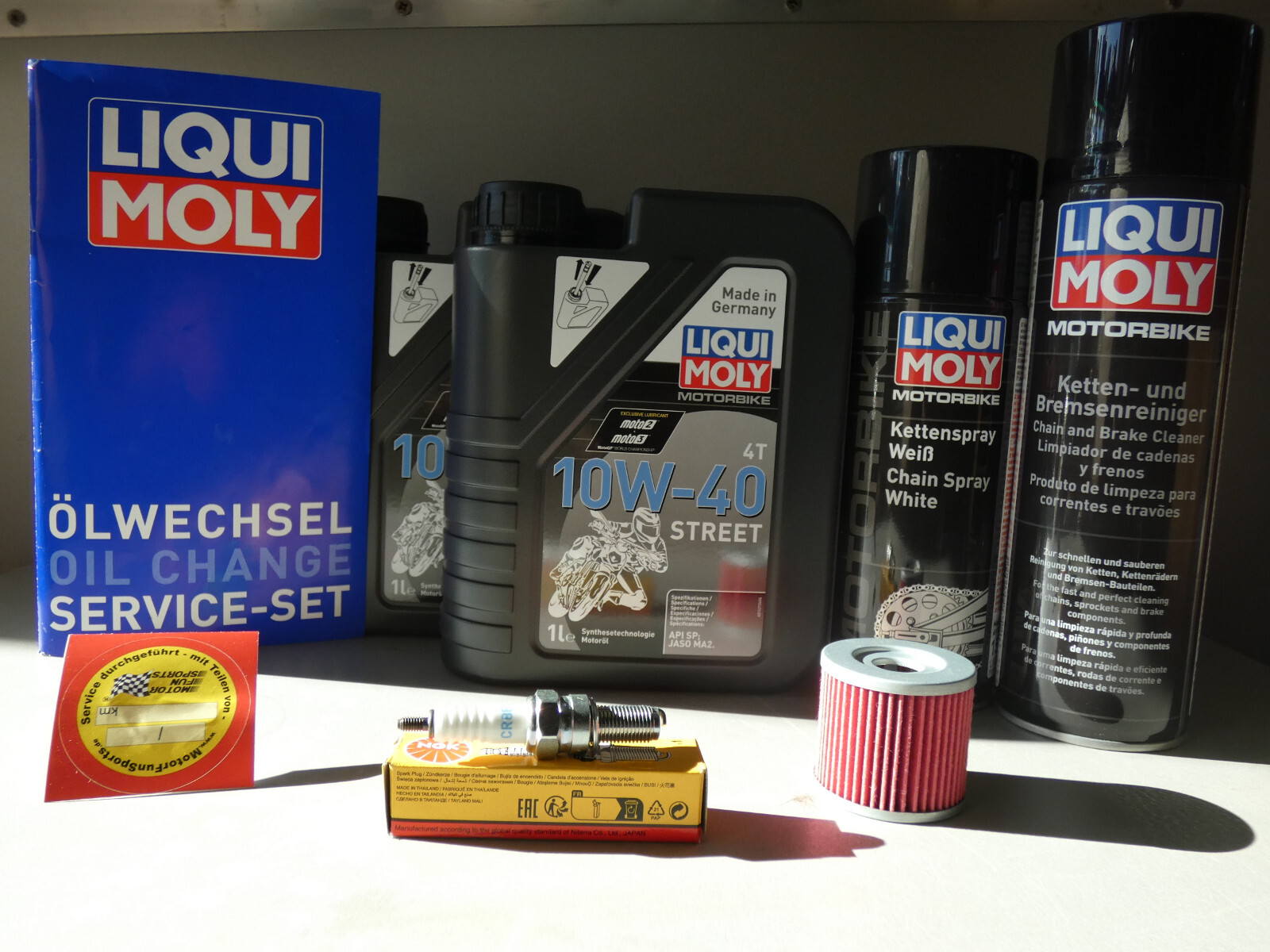 Maintenance Set Kreidler Enduro 125 Inspection Spark Plug Oil Service