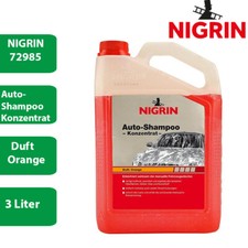 NIGRIN Auto-Shampoo 72985 Konzentrat Duft Orange 3000ml Wäsche Reiniger KFZ 