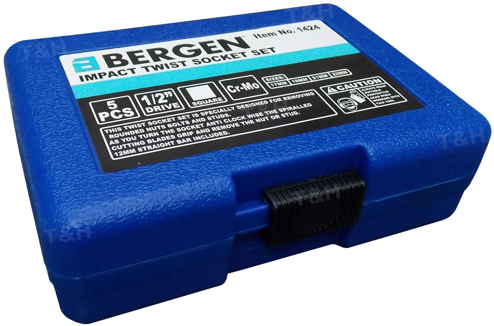 BERGEN Locking Wheel Nut Remover Nut Bolt Stud Extractor Impact Twist