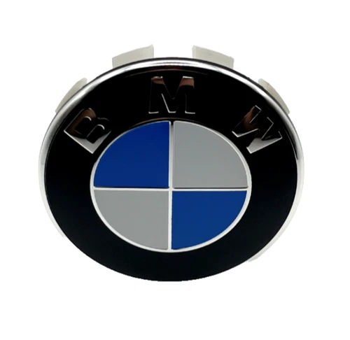 (4) BMW E & F Series  68mm Wheel Hub Caps Logo Center Emblem