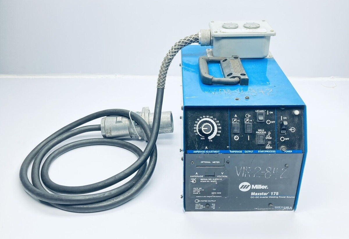 MILLER MAXSTAR 175 CC-DC INVERTER WELDING POWER SOURCE 460V 3PH