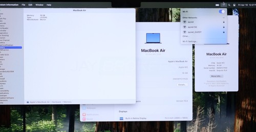 Apple MacBook Air M3 8-Core 16GB 512GB 15" MXD43LL/A Midnight (Used) - Afbeelding 4 van 16