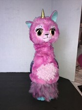 Hatchimals Pink Llamacorn Neck Extends Talks/Sounds Eyes Light Up Has Egg.