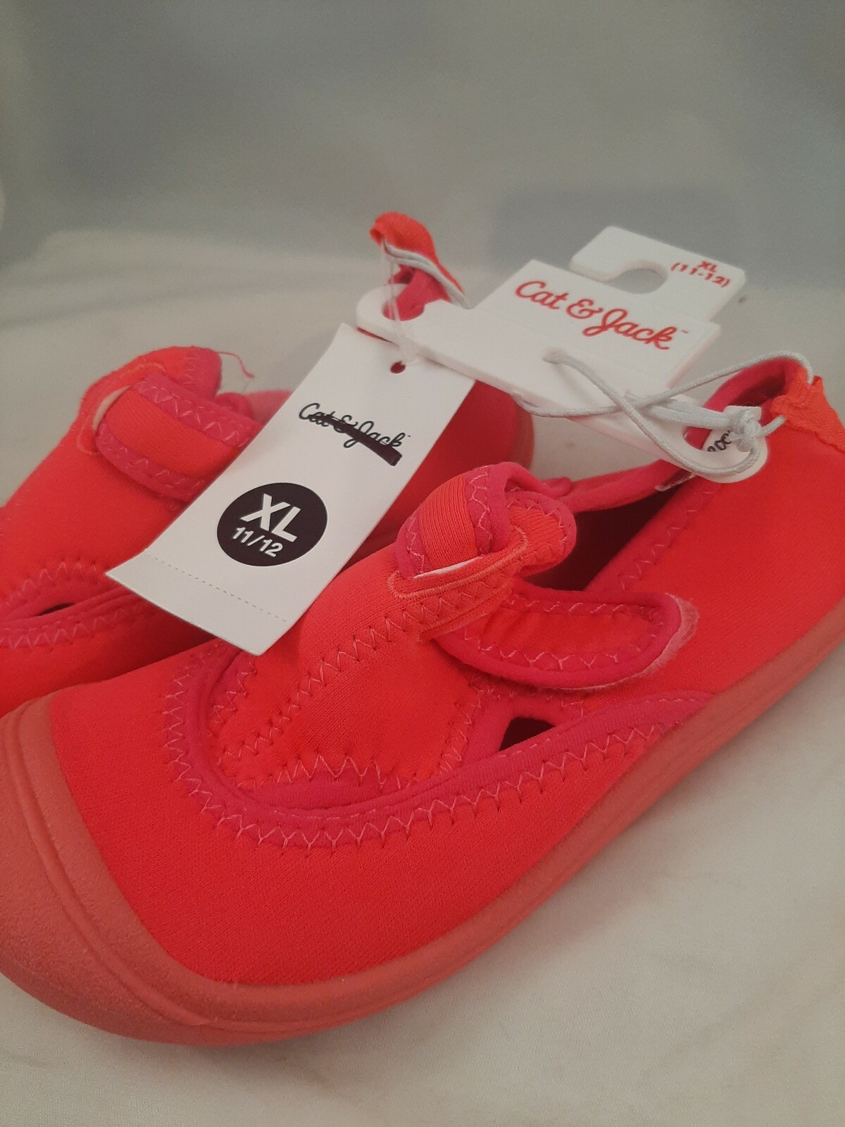 Sz 11/12 Cat & Jack Toddler Girl Adele Hook & Loop Water Shoes Pink water socks eBay