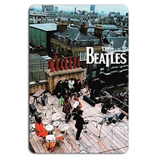 The Beatles Rooftop Band Sign - Vintage Music Concert Poster