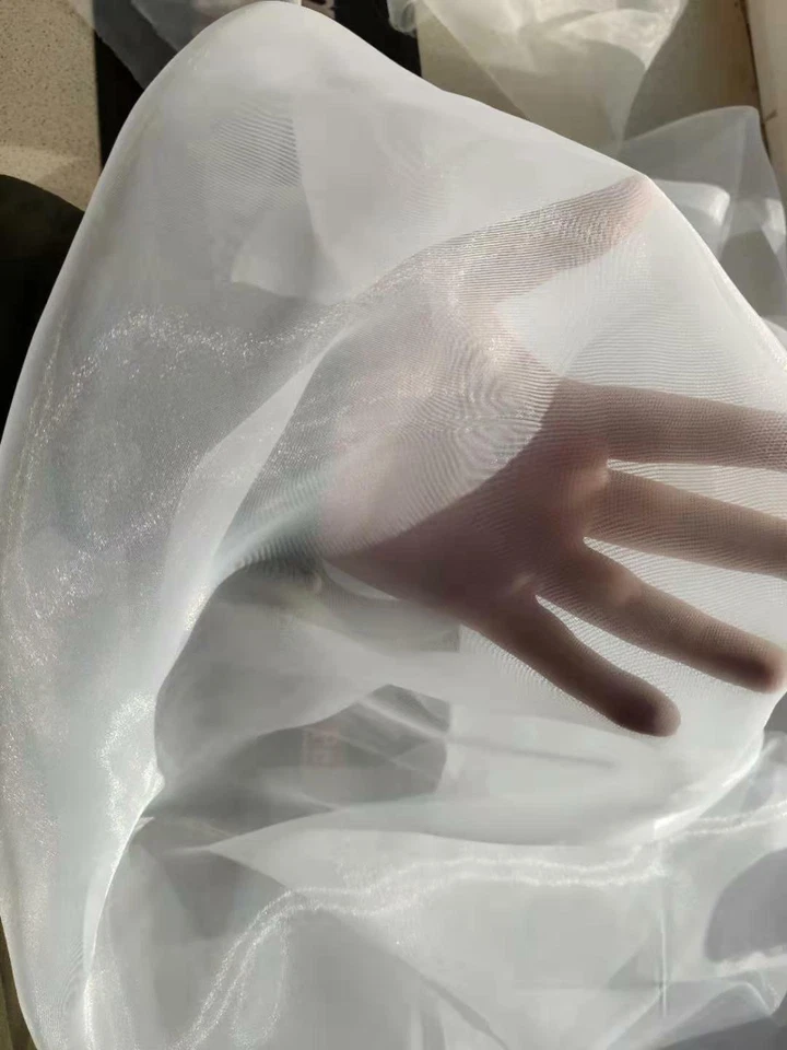 Sheer Organza Fabric Voile Curtain Wedding Drape Material wholesale 150cm wide - Image 3 of 4