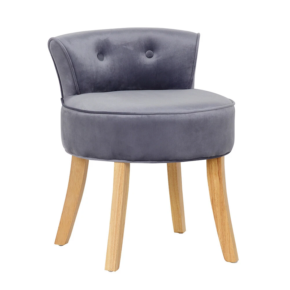 Blue velvet dressing table cheap chair
