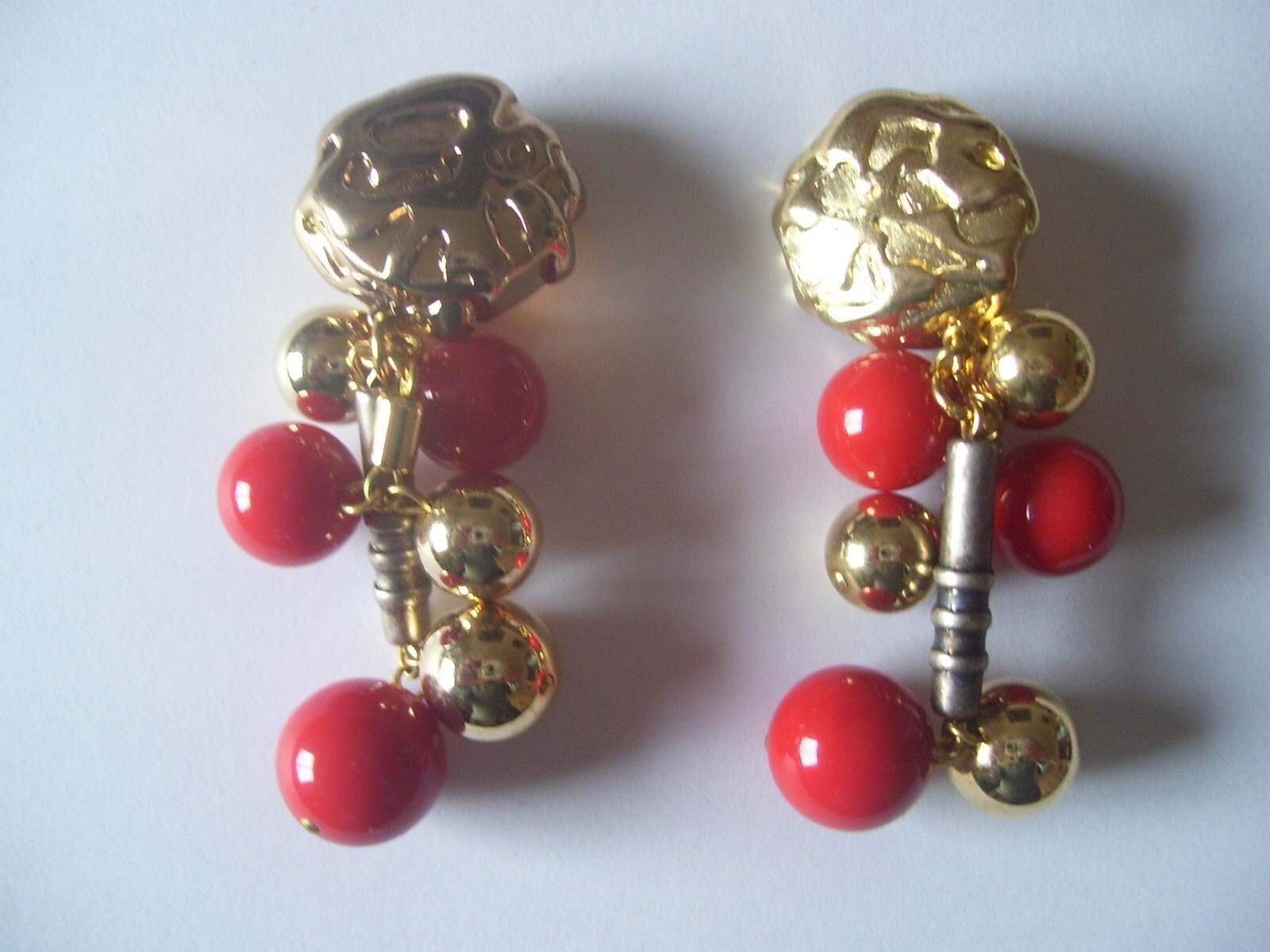 PENDIENTES FLAMENCA BISUTERIA DORADO BLANCO,ROJO O SALMON