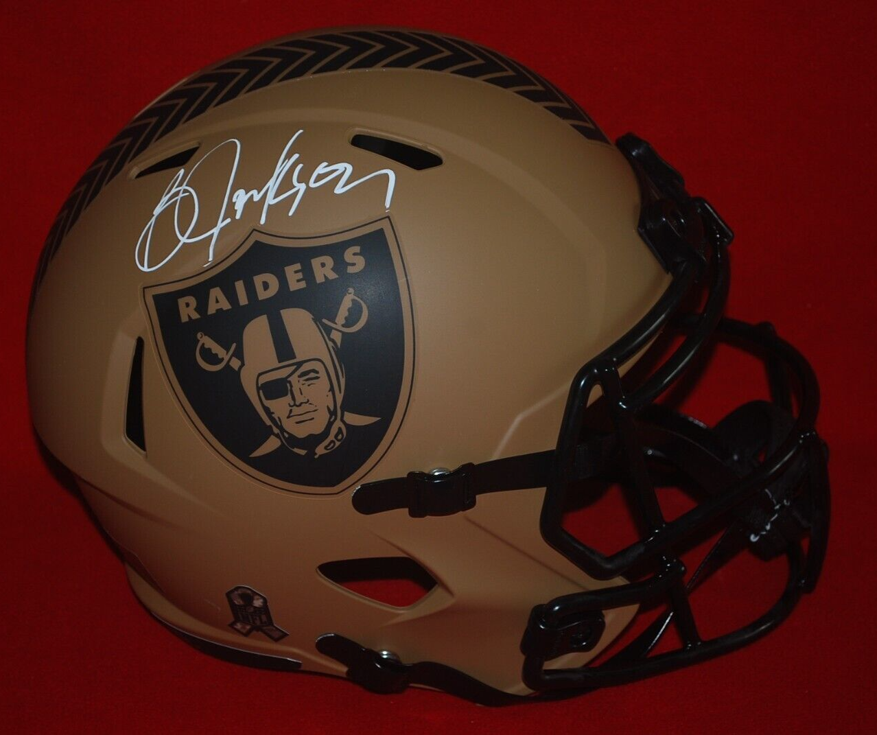 BO JACKSON Autographed Signed Oakland Raiders STS Full Size REPLICA Helmet BAS 2W742066 
