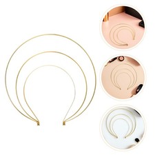 3 Pcs Goddess Headpiece Crown Headband for Women Crowns Hairband