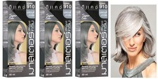 3 x DCASH Permanent Hair Dye Color Cream Super Color # HA 910 ASH GRAY HIGHLIGHT