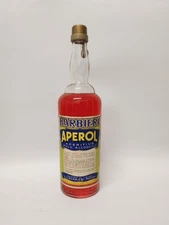 Barbieri Aperol Aperitivo 1960er • 1000 cc 11% • Vintage Sammlerflasche • Siegel