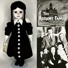 Mercoledì Addams La Famiglia Addams Bambola Personaggio 15,5" #58 di Erika's Emporium
