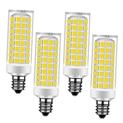 E11 5W led Bulb 50W Equivalent Halogen Replacement 4 Pack 6000k Daylight White