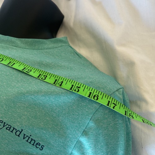 Camicia Vineyard Vines uomo piccola blu manica lunga girocollo performance balena - Foto 7 di 8