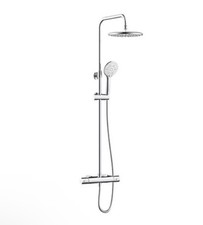 Bristan Buz2 Shxdivctff C Buzz Safetouch Rigid Riser Bar Mixer Shower Chrome