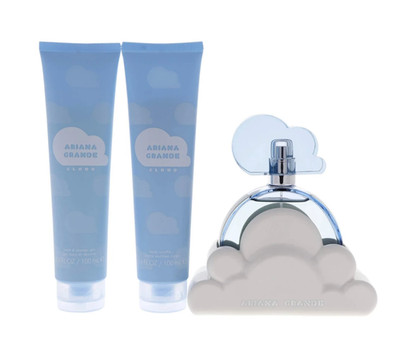 Ariana Grande Cloud Eau de Parfum 3.4 oz , Spray Pen & Cream 3 Pcs Set for Women