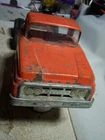 1961  TONKA  tandem axle   TRUCK  cab & frame & tires  PARTs  project  , restore