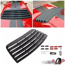 Fits 08-23 Dodge Challenger Rear Window Scoop Louver Sun Shade Cover Vent Black