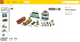 60026 LEGO&reg; City Town Square (100% complete w/ Instructions)