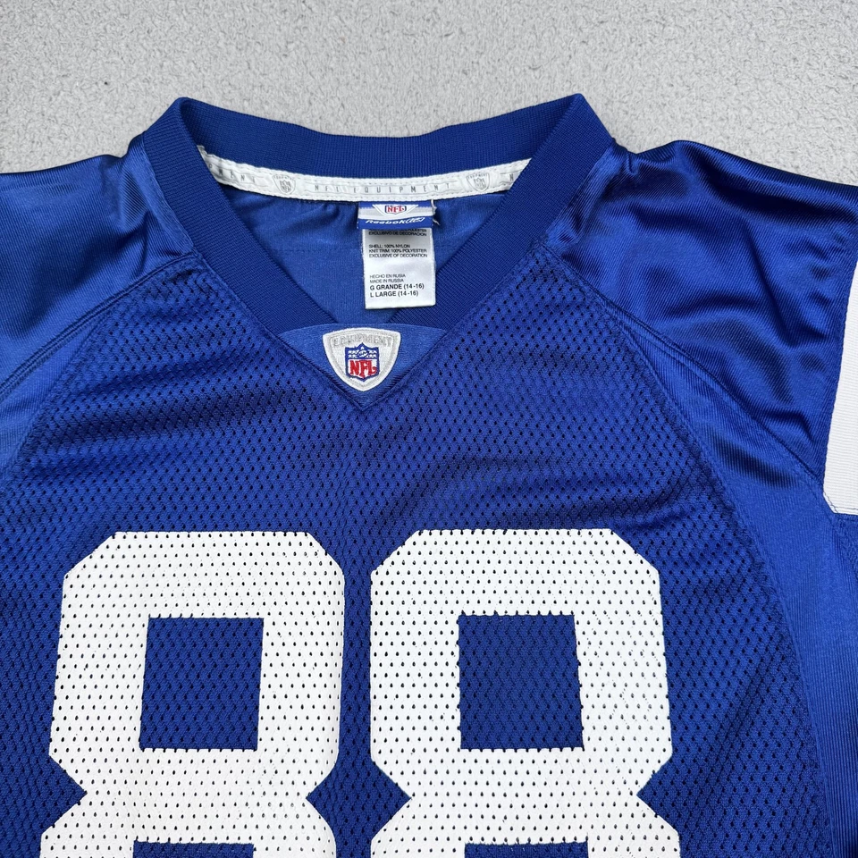 Футболка молодежная Indianapolis Colts большая синяя NFL Reebok Marvin Harrison - Изображение 3 из 4