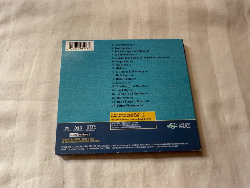 Come Dancing with the Kinks The Best of 1977-1986 SACD 2004 Koch Hybrid OOP RARE - Image 2 of 3