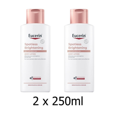2 X EUCERIN Spotless Brightening Body Lotion 250ml Even Skin Tone & Radiance