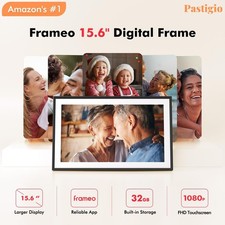 Pastigio Digital Picture Frame 15.6" WiFi, 32GB, 1920  1080 IPS HD Touch Screen