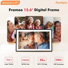 Pastigio Digital Picture Frame 15.6" WiFi, 32GB, 1920 * 1080 IPS HD Touch Screen