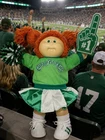 Cabbage Patch Kids Vintage Doll Red Hair Green  Cheerleader Outfit Taiwan