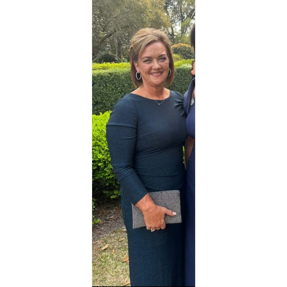 Vestido Maggy London Clemence tamanho 8 mãe da noiva formal - Imagem 3 de 4