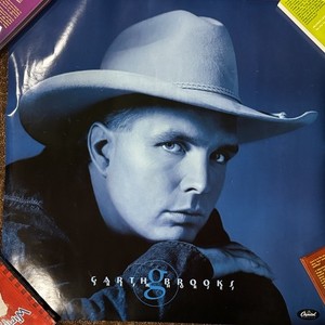Garth Brooks Fresh Horses Promotional Poster (1995) 24 X 24 ~ Two Sided!