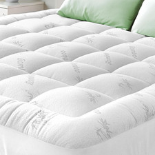 Extra-Thick 2 Inch King Size Mattress Topper   Ultra Plush  Soft Tall Viscose D