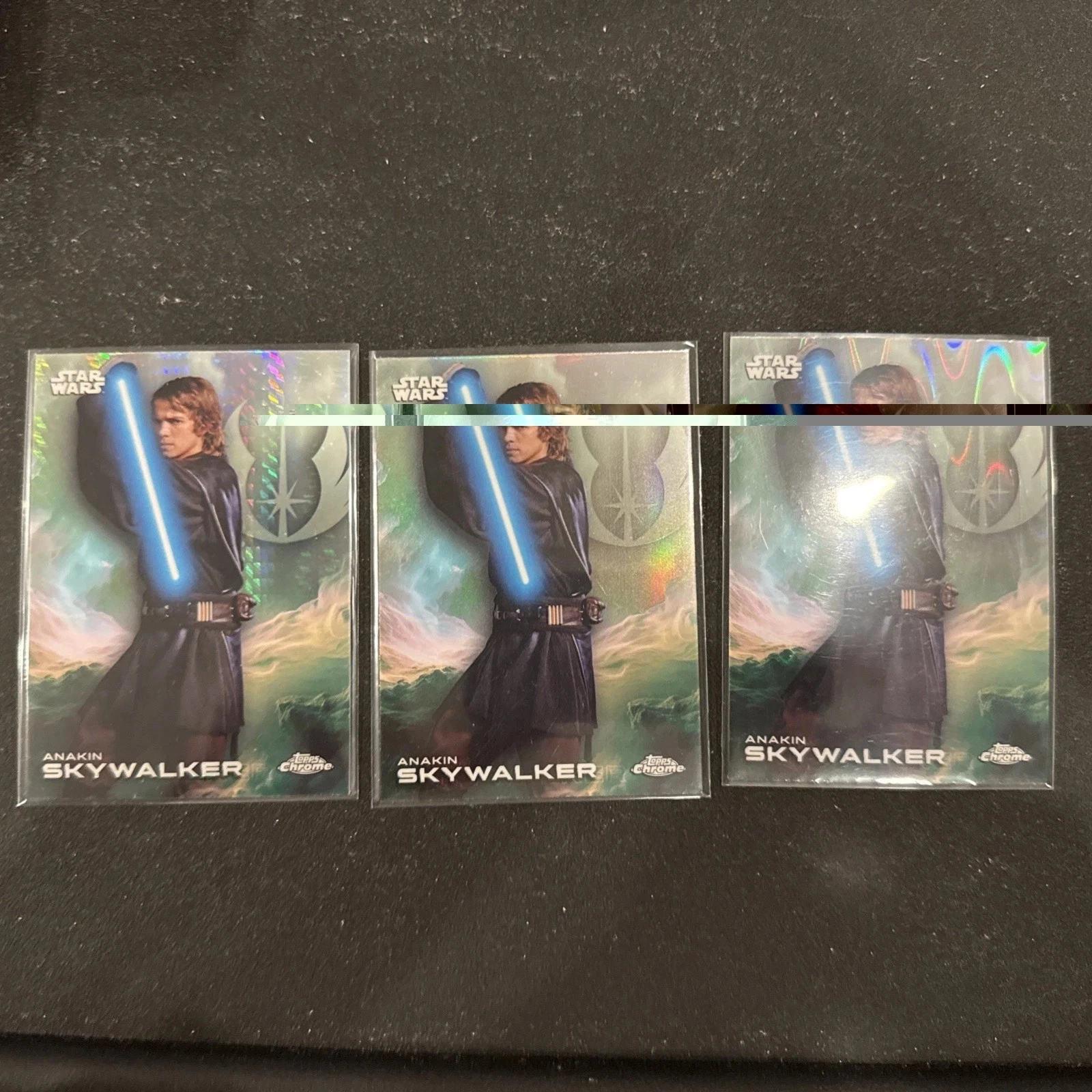 2025 Chrome Star Wars Anakin Skywalker #3 Prism/Raywave and Refractor