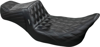 LE PERA Tailwhip Daddy Long Legs Seat - Double Diamond - Black - Touring '08-'24