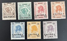 1922 MLH Overprint Set  Eritrea Stamps from Extensive Collection Lot 196