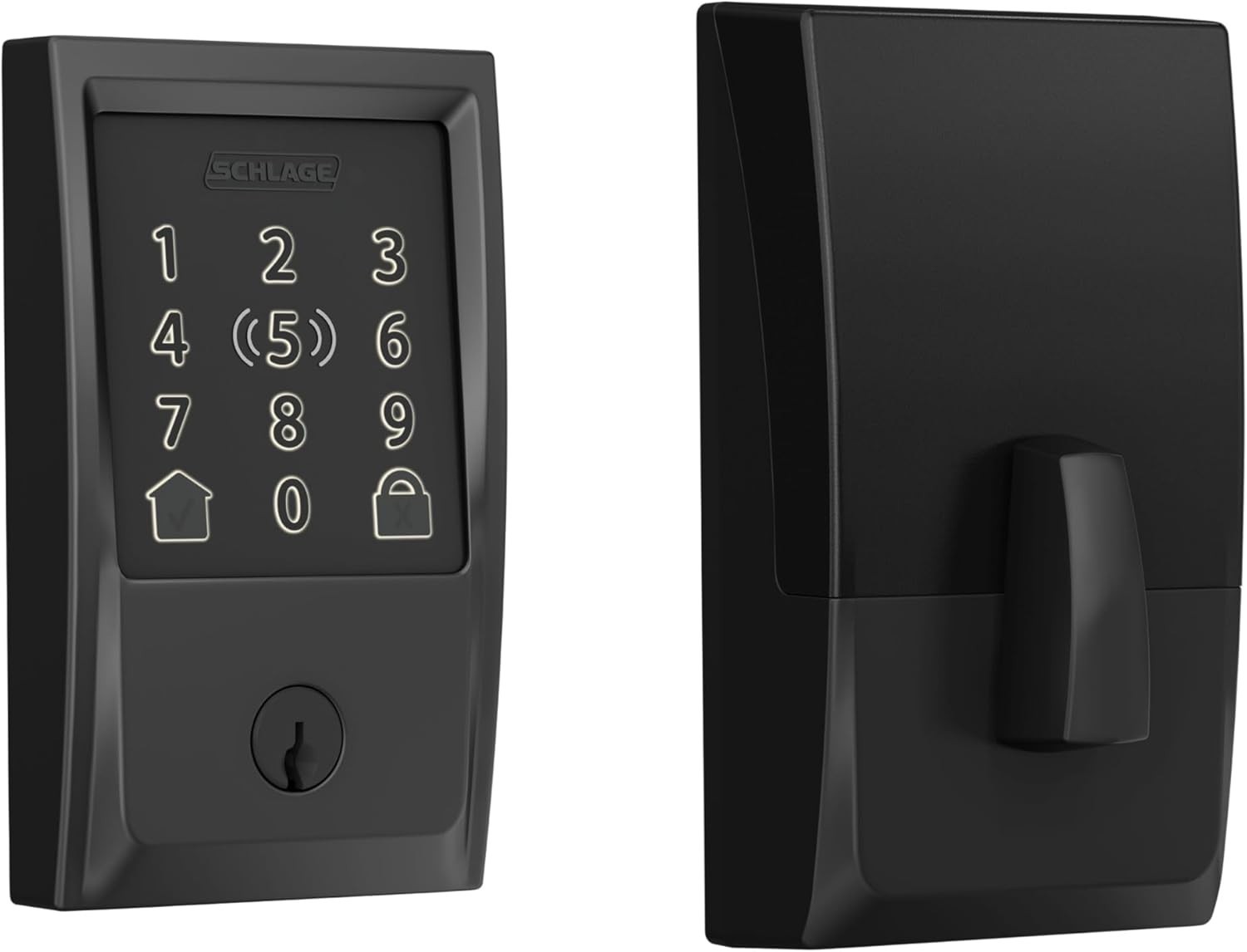 Schlage Encode Plus Smart Wi-Fi Deadbolt Lock with Keyless Entry for Front Doors-image