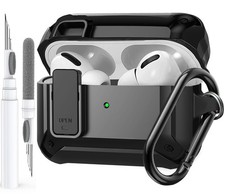 for Airpods Pro 2/1 Gen Case Cover with Lock 2019/2022/2023 , Rugged Locking...