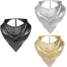Shimmering Neck Scarves Evening Party Neck Scarf Nightclub Dressingup Accessory