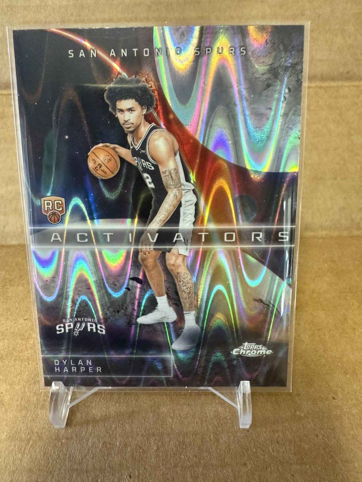 2025-26 Topps Chrome Basketball Dylan Harper Rookie Ray Wave Activators #AC-12
