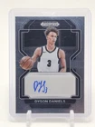 DYSON DANIELS 2022 PANINI PRIZM DRAFT ROOKIE AUTOGRAPH #DP-DYD RC AUTO Q5466