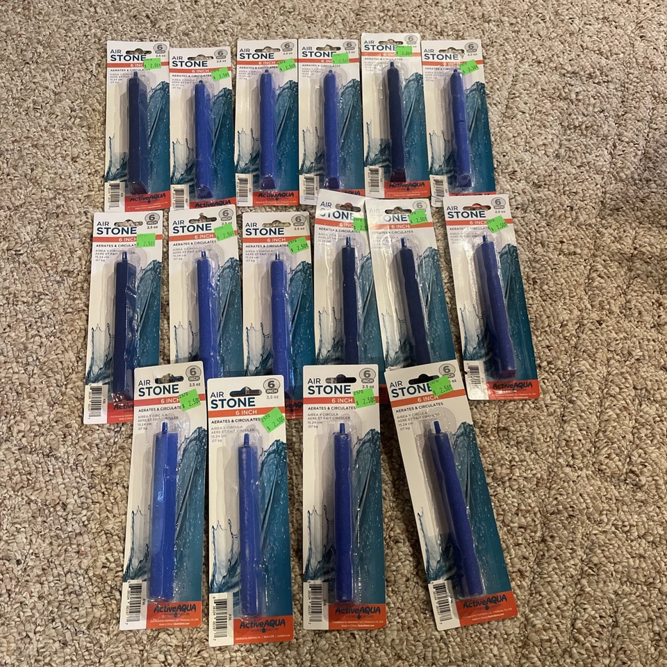 Active Aqua AIR STONE 6" inch Diffuser Aerator Circulator Aquarium Hydroponics - Image 2 of 2