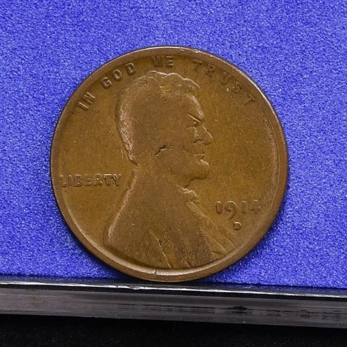 1914-D Lincoln Wheat Cent - AG (#61218-L)