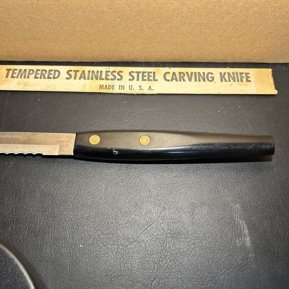 Vtg Carving Knife Cappers Weekly Advertising Stainless Steel USA | eBay