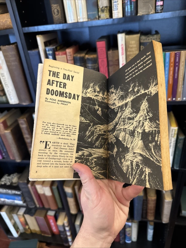 GALAXY SCIENCE FICTION December 1961 - Wally Wood, Virgil Finlay, Don Martin - Image 4 of 4