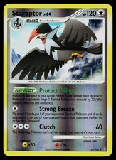 Pokemon Card - Staraptor Stormfront 27/100 Reverse Holo Rare on eBay
